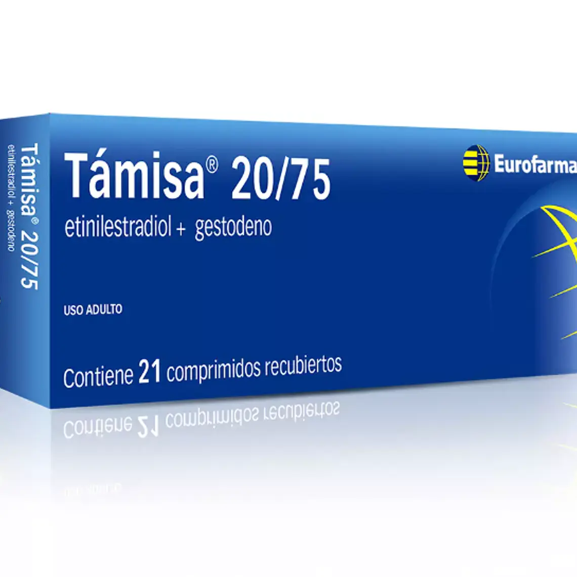 Támisa  Etinilestradiol, Gestodeno 20/75 mg 21 Comprimidos. 1