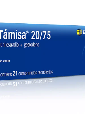 Támisa  Etinilestradiol, Gestodeno 20/75 mg 21 Comprimidos.