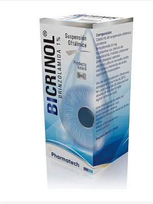 Bicrinol Brizolamida 1 % Solución oftálmica 5 ml.