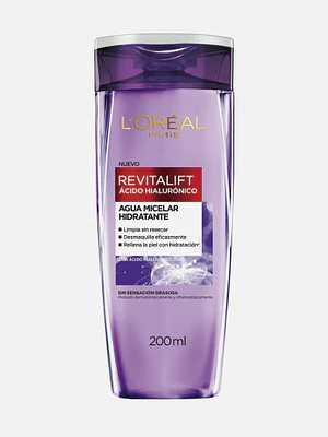 Revitalif Ácido hialurónico Agua micelar hidratante 200 ml. L'oréal