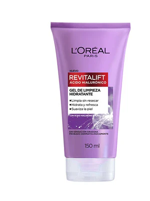 Revitalif Ácido hialurónico Gel de limpieza hidratante 150 ml. L'oréal