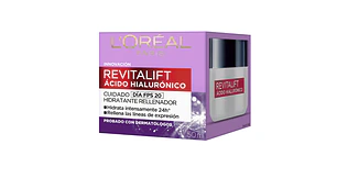 Revitalif Ácido hialurónico Cuidado día hidratante rellenador 50 ml. L'oréal