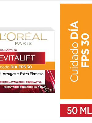 Revitalif Cuidado día FPS 30 Anti-arrugas 50 ml. L'oréal