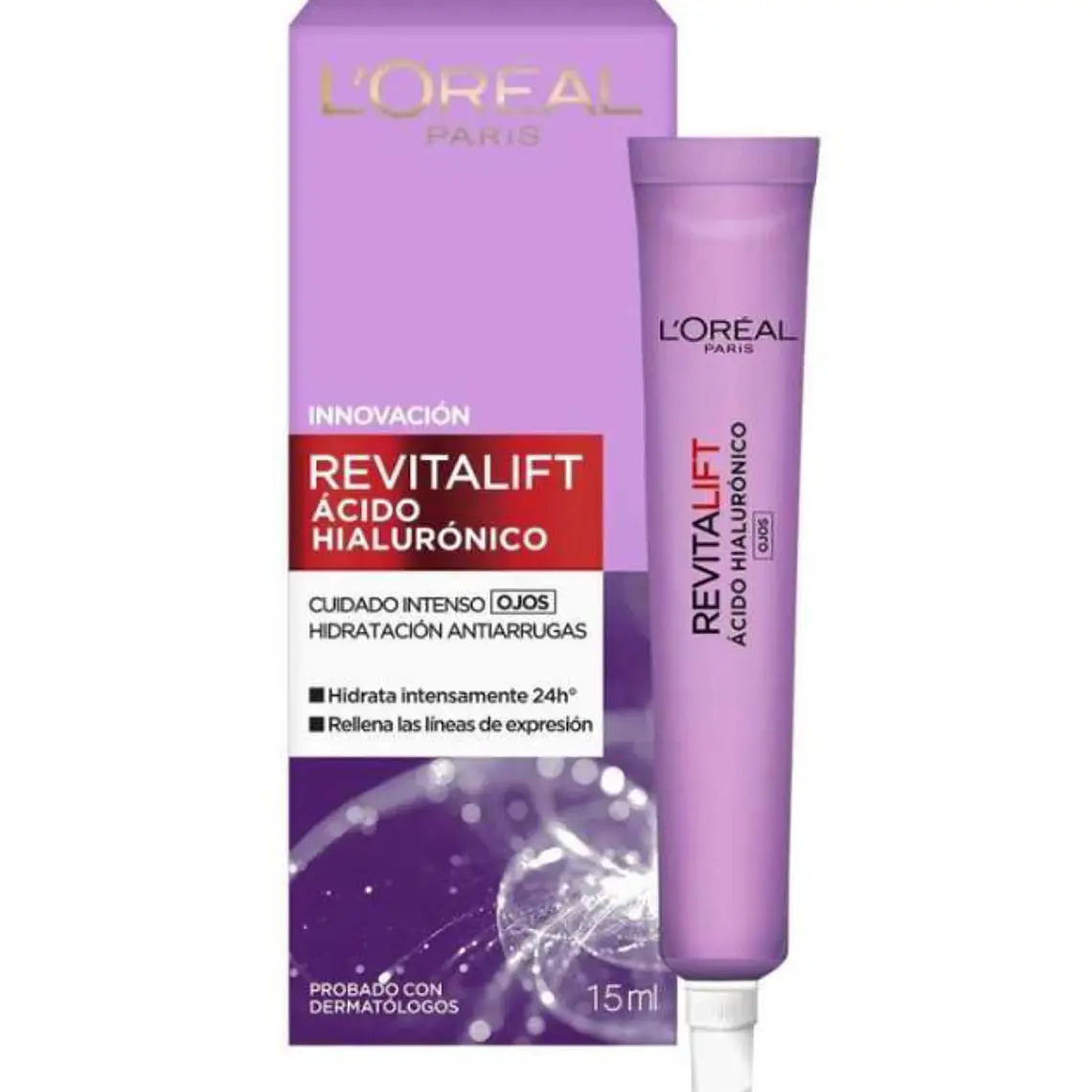 Revitalif Ácido hialurónico Cuidado intenso ojos hidratante anti-arrugas 15 ml. 1
