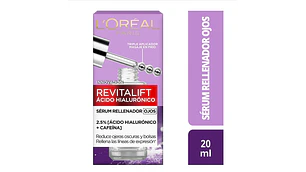 Revitalif Ácido hialurónico Serum rellenador ojos 20 ml. L'oréal