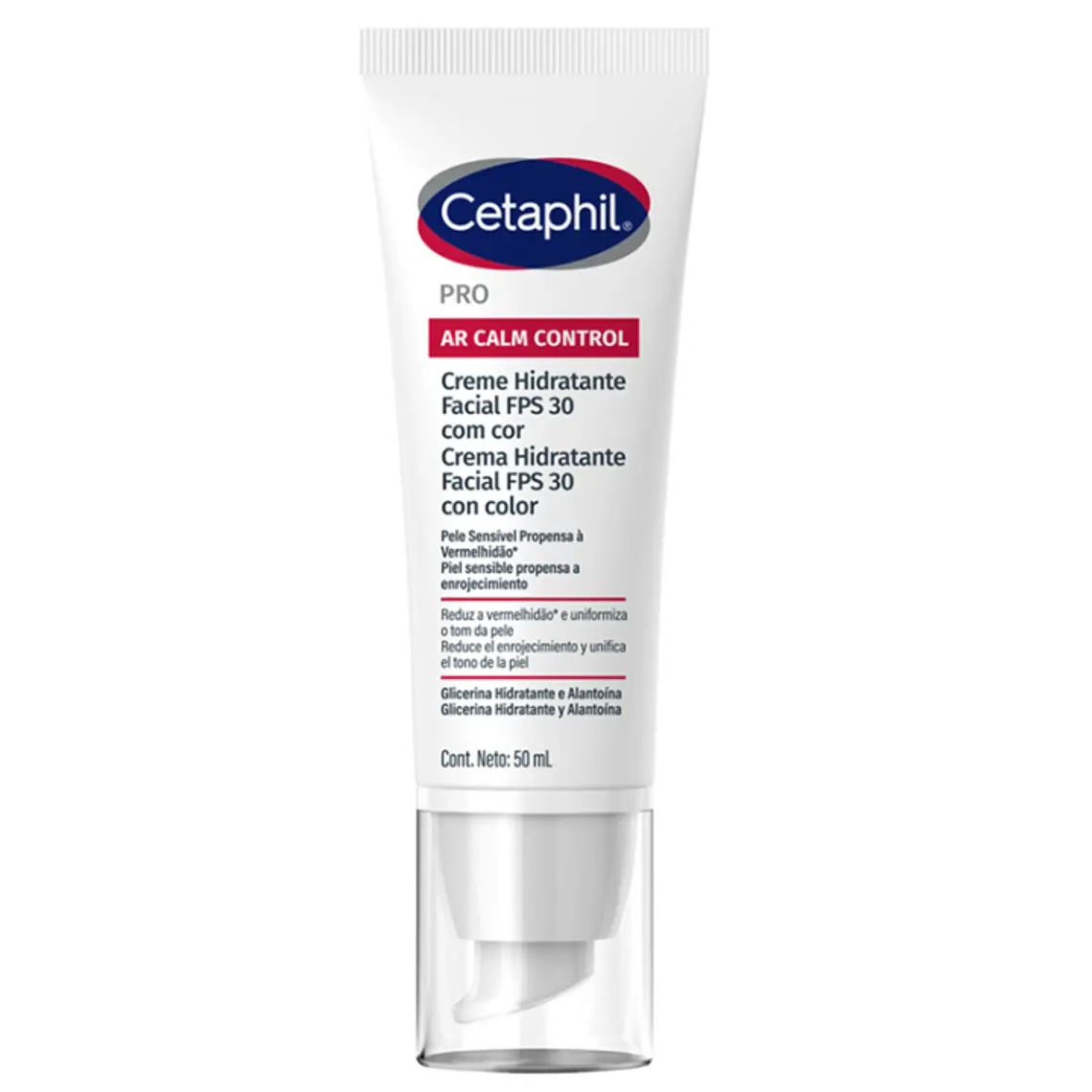 Cetaphil Pro AR Calm control Crema hidratante facial FPS 30 con color  50 ml. 1