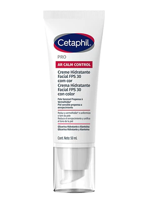 Cetaphil Pro AR Calm control Crema hidratante facial FPS 30 con color  50 ml.