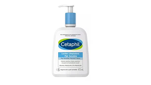 Cetaphil Loción limpiadora piel sensible 473 ml.