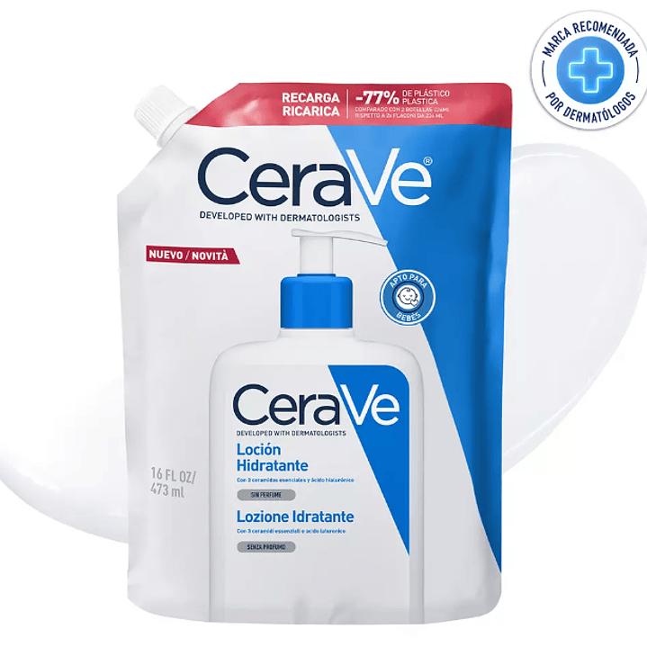 Cerave Loción hidratante Refill 473 ml. 1
