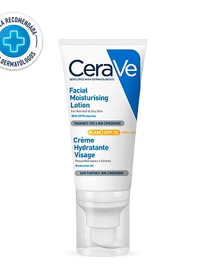 Cerave Locíon facial hidratante FPS 30 AM 52 ml.