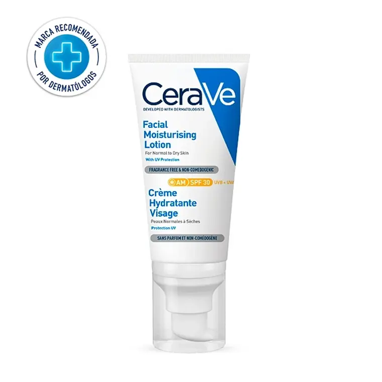 Cerave Locíon facial hidratante FPS 30 AM 52 ml. 1