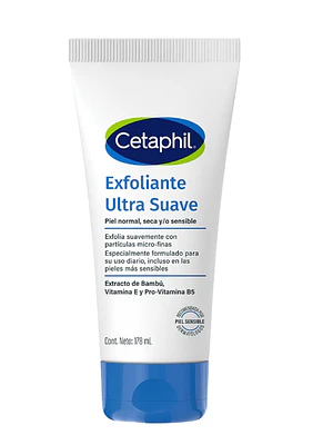 Cetaphil Exfoliante Ultra suave, piel normal a seca 178 ml.