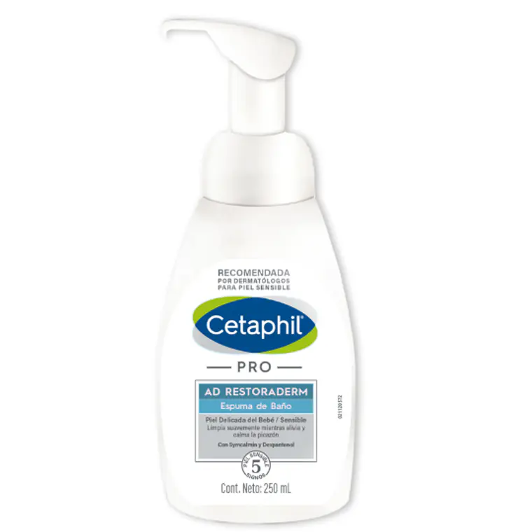 Cetaphil Pro AD Restoraderm Dermopediatrics Espuma de baño 250 ml.  1