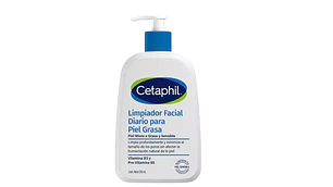 Cetaphil Limpiador facial diario para piel grasa 236 ml.