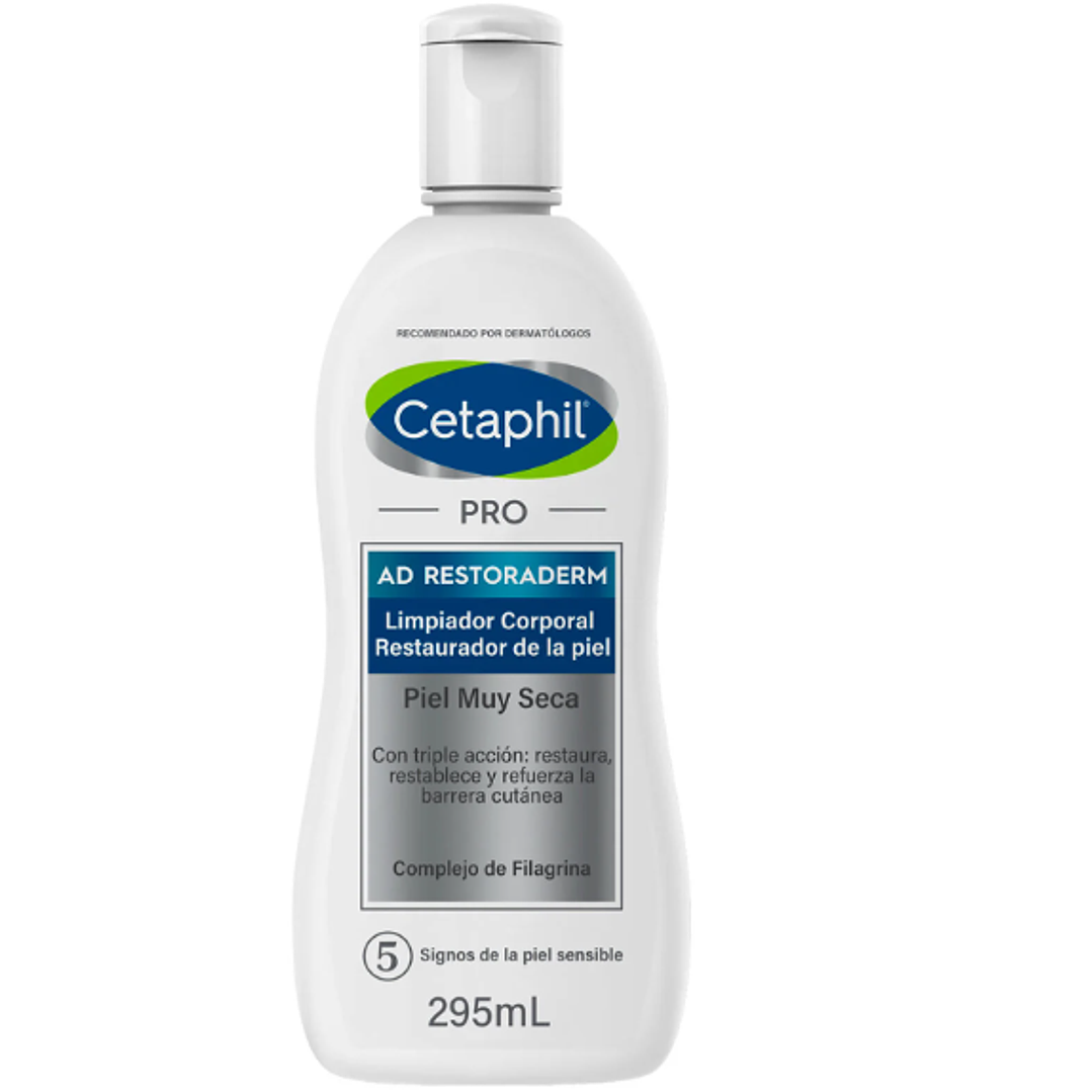 Cetaphil Pro AD Restoraderm Limpiador corporal 295 ml. 1