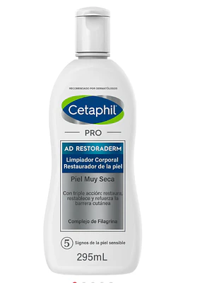 Cetaphil Pro AD Restoraderm Limpiador corporal 295 ml.