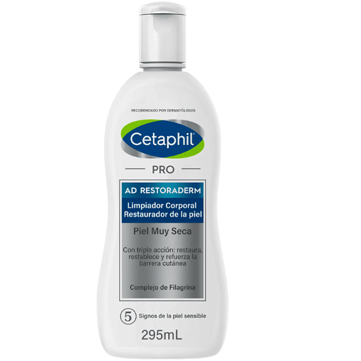 Cetaphil Pro AD Restoraderm Limpiador corporal 295 ml. 1