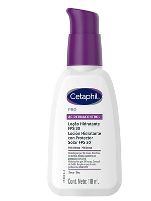 Cetaphil Pro AC Dermocontrol FPS 30 Loción hidratante 118 ml.
