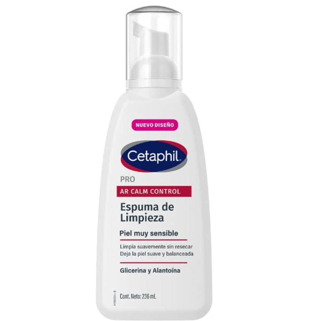 Cetaphil Pro AR Calm control Espuma de limpieza Piel sensible 226 ml. 1