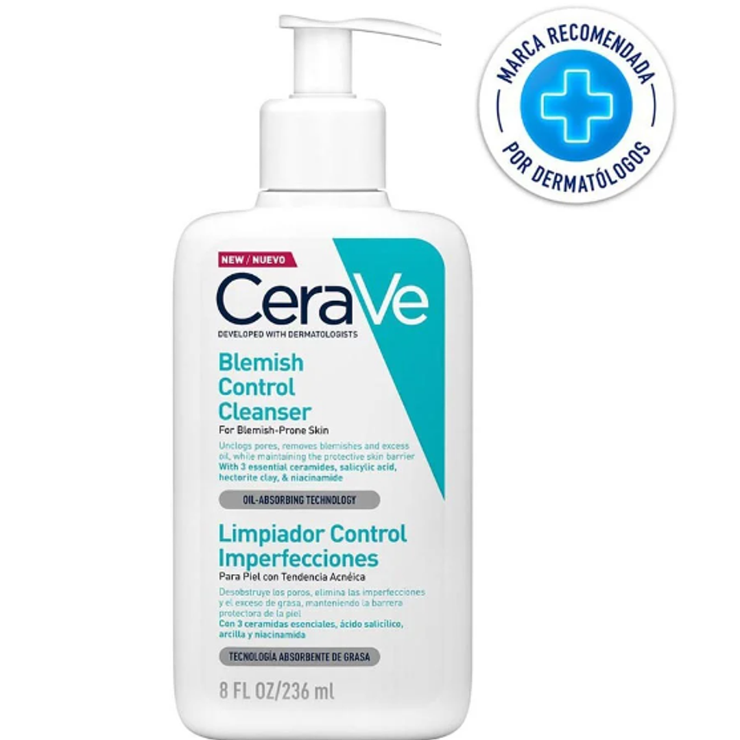 Cerave Limpiador control imperfecciones 236 ml. 1