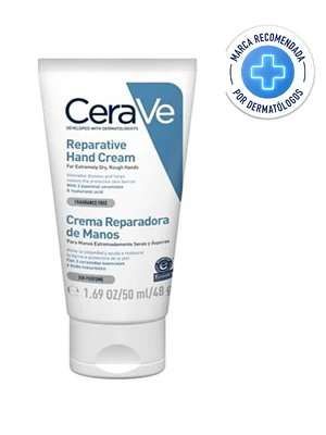 Cerave Crema reparadora de manos 50 ml.