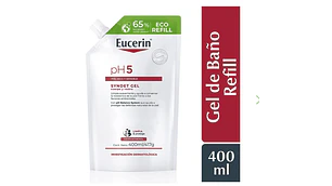 Eucerin Gel corporal Syndet refill 400 ml.
