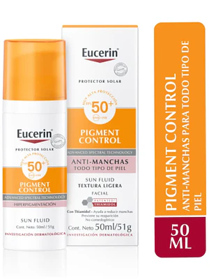 Eucerin Protector solar Pigment control FPS50+ Color 50 ml.
