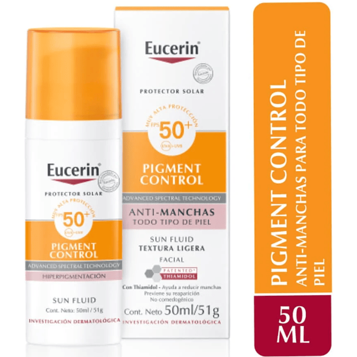 Eucerin Protector solar Pigment control FPS50+ Color 50 ml. 1