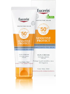 Eucerin Sun Sensitive crema protectora facial  SPF 50+ 50 ml.
