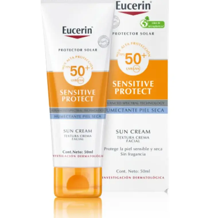 Eucerin Sun Sensitive crema protectora facial  SPF 50+ 50 ml. 1