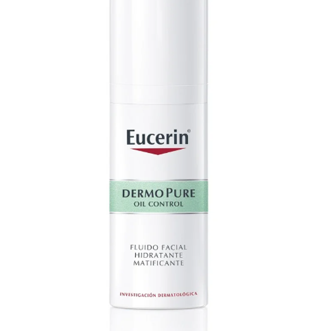 Eucerin Dermo Pure Oil control Fluido facial hidratate matificante 50 ml. 1