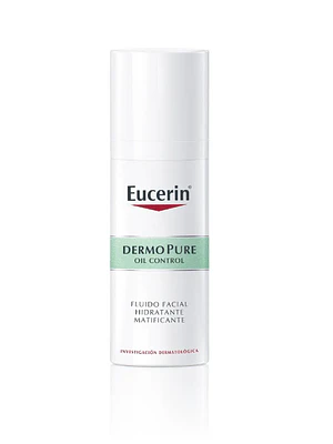 Eucerin Dermo Pure Oil contro Fluido facial hidratante matificante 50 ml.