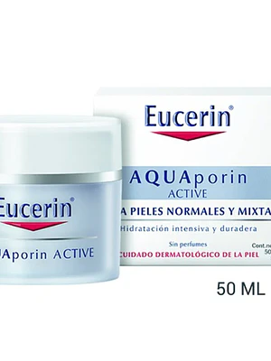 Eucerin Aquaporin Active Crema facial normal mixta 50 ml.