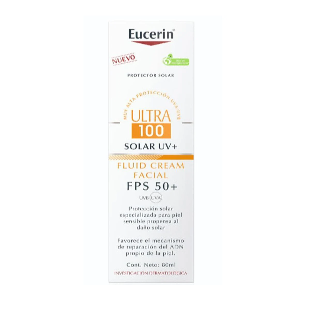 Eucerin Ultra 100 Protector solar  facial FPS 50+ 80 ml. 1