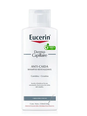 Eucerin Dermo Capillaire Shampoo revitalizante anticaída 250 ml.