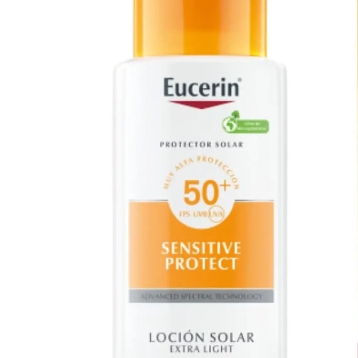 Eucerin Protector solar FPS 50+ Sensitive protec Extra light 150 ml. 1