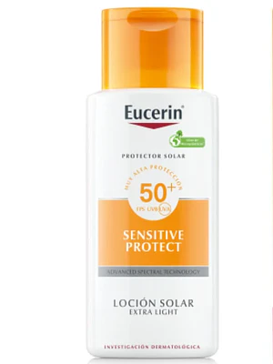 Eucerin Protector solar FPS 50+ Sensitive protec Extra light 150 ml.