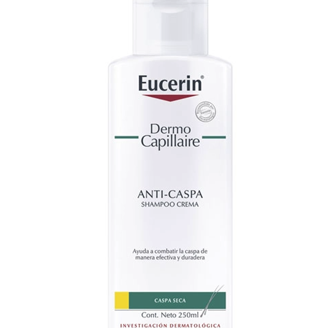 Eucerin Dermo Capillaire Shampoo anti-caspa seca 250 ml. 1