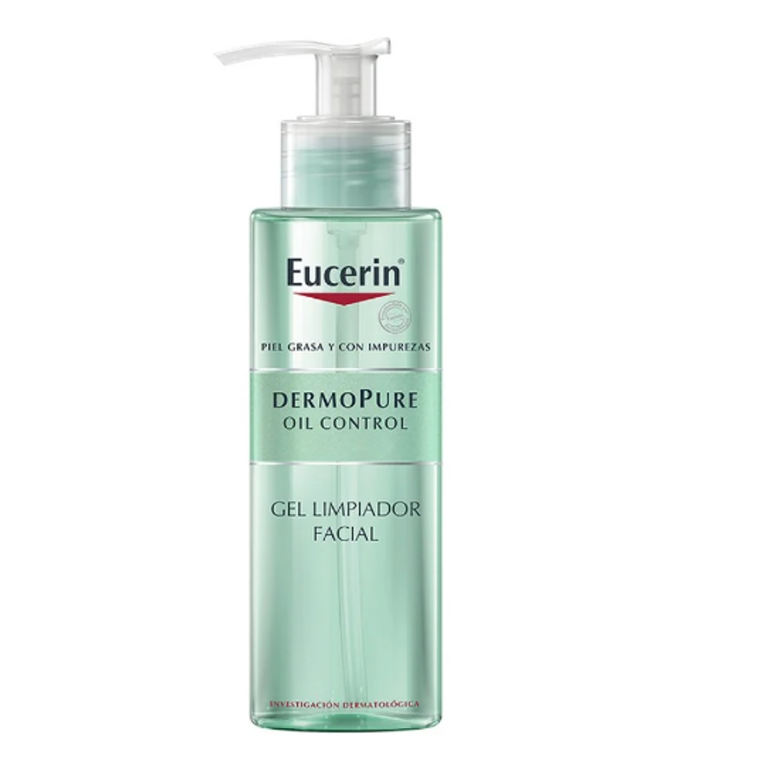 Eucerin Dermo Pure Oil control Gel limpiador facial 400 ml. 1