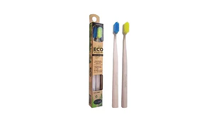 Cepillo dental ecológico adulto Dentwell 2 unidades.