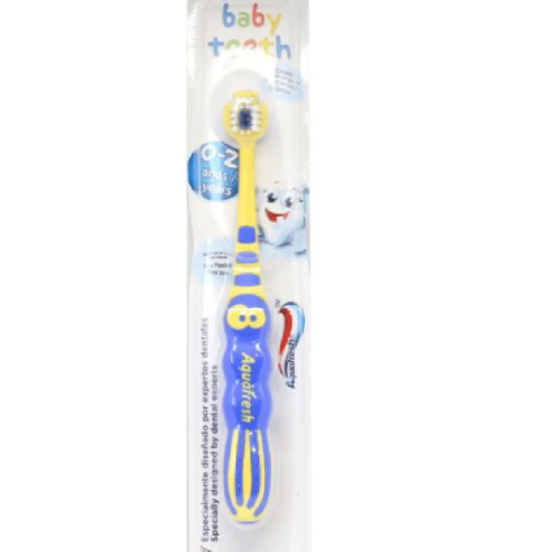 Cepillo de dientes Aquafresh baby Teeth Etapa 0 a 2 años. 1