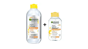 Garnier Skin active Agua micelar 400 ml + Vitamina C 100 ml.