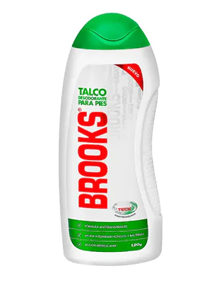 Brooks talco para pies 120 g.
