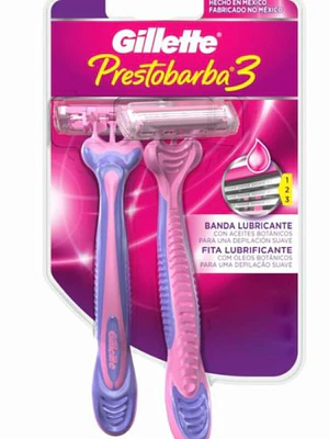 Gillete Prestobarba 3 Mujer 2 unidades.