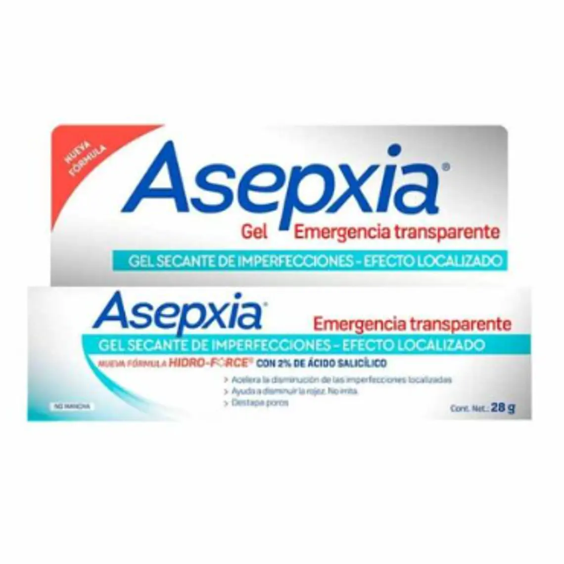 Asepxia Gel secante de imperfecciones 28 g. 1
