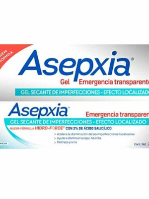 Asepxia Gel secante de imperfecciones 28 g.