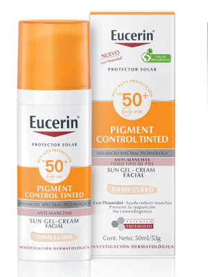 Eucerin Protector solar FPS 50+ Pigment control Facial tono claro 50 ml.