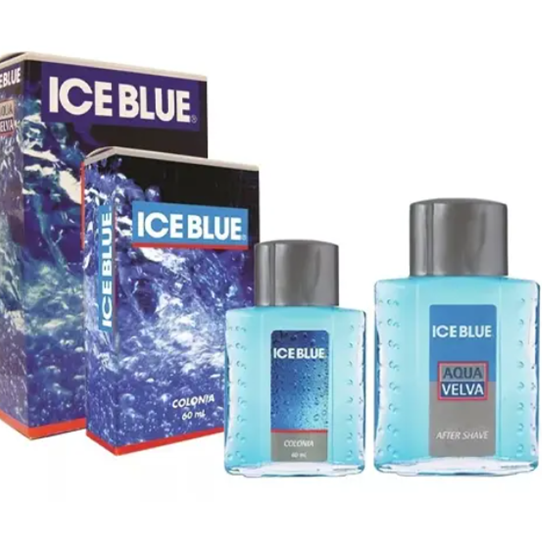 Pack Ice Blue Aqua velva After shave 120 ml, Colonia 60 ml. 1