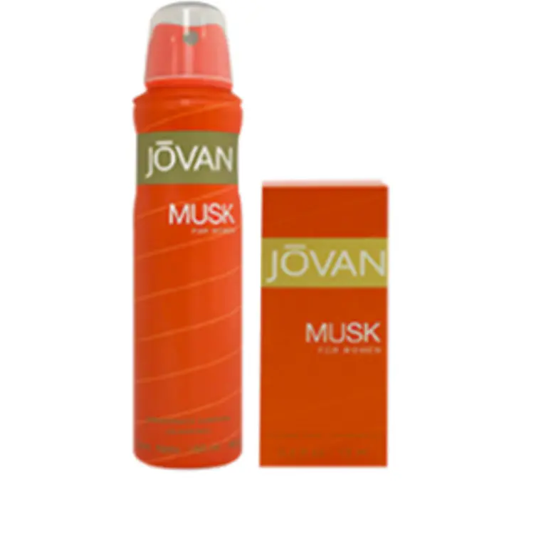 Jóvan Musk femenina Colonia 15 ml, desodorante 150 ml. 1