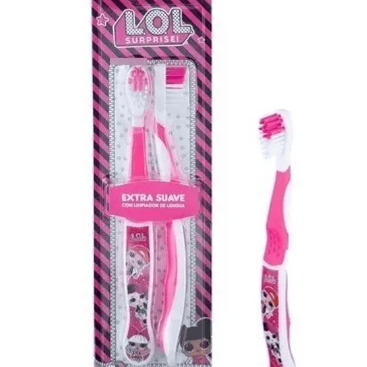 Cepillo de dientes infantil Gelatti LOL Ultra suave Pack 2 unidades. 1